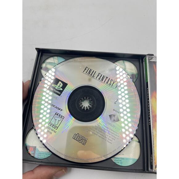 Final Fantasy 7 (Sony Playstation 1) PS1 Greatest Hits Green Label CIB Tested - Picture 8 of 10